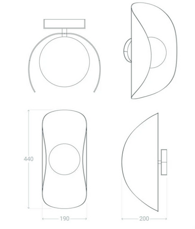 Stylowy Kinkiet z Metalu i Szkła Ishan II 1xE27 złoty