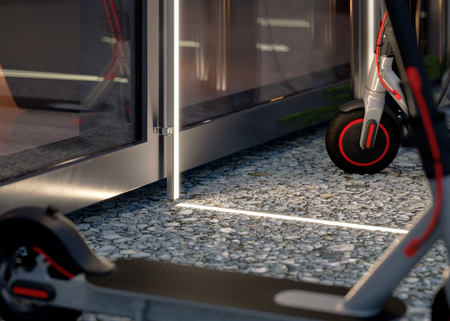 Profil LED HR-MAX srebrny anodowany do budowy opraw najazdowych KLUŚ 1m