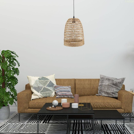 Lampa wisząca BOHO Africa trawa morska TH1F czarna