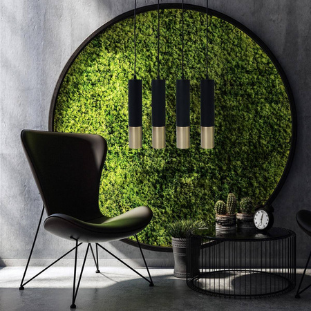 Tuba wisząca czarno-złota CIRCUS 290x60