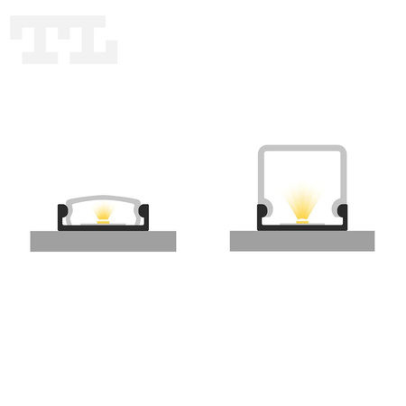 LED P4-3 Profil 1000 mm biały lakierowany (nr kat 864310)