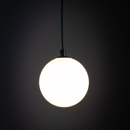 Tk Lighting TRACER BLACK WHITE GLASS lampa wisząca 1xG9