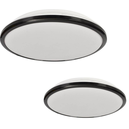 Plafon LED TERMA BLACK 18W Ø280 mm IP44