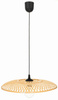 Lampa wisząca boho płaska bambusowa 45cm E27
