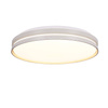 Montana Lampa sufitowa plafon biały+złoty 24W LED 40cm 
