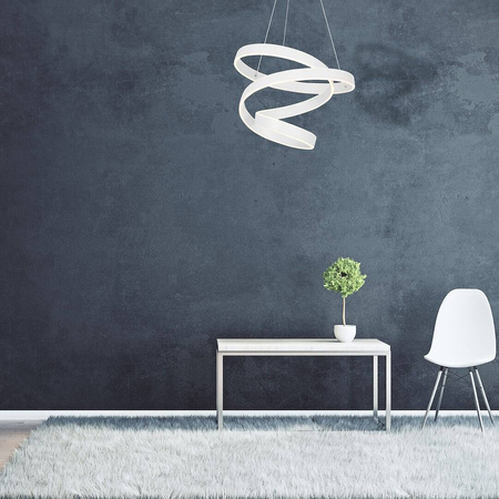 Lampa wisząca ANDROMEDA WHITE 45W LED biała