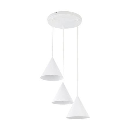 Lampa wisząca CONO White 3xE27 koło