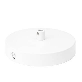 Podsufitka maskownica metalowa biała okrągła 12 cm