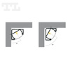 LED P3-4 Profil 3000 mm czarny lakierowany (30/60 stopni) (nr kat 863417)
