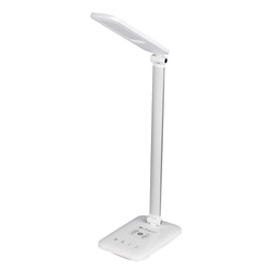 Lampka Biurkowa V-TAC 7W 3w1 Indukcja Zmiana Barwy Biała 1000lx VT-1027 2700K-6500K