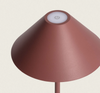 Lampa Stołowa LED 3W Zewnętrzna IP54 Przenośna z Akumulatorem USB Kivuli terakota