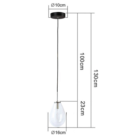 Fondi 1 lampa wisząca LP-1214/1P