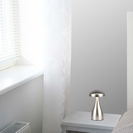 Lampka Biurkowa Nocna V-TAC 1W LED 22cm Ładowanie USB Ściemnianie Złota VT-1041 3000K-6000K 55lm
