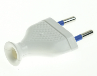 Wtyczka rozbieralna płaska 2,5A/250V biała