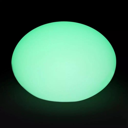 Oprawa Ogrodowa V-TAC LED Kamień Owalny 20cm Ładowanie Pilot IP67 VT-7801 RGBW 18lm