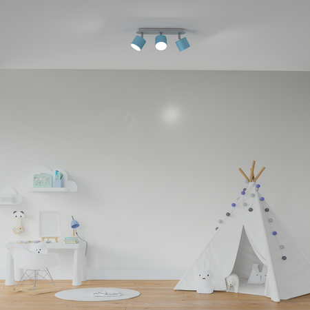 Lampa sufitowa DIXIE BLUE 3xGX53