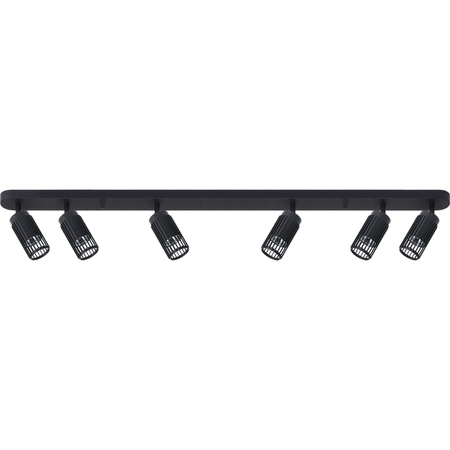 Lampa sufitowa VERTICAL BLACK SPOT 6xGU10