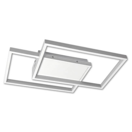 Plafon lampa LED Galaxis Polaris 45W 42x30x6 cm biały prostokątny + pilot	