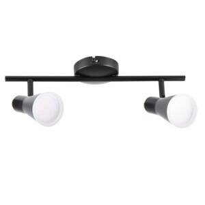 Lampa ścienno-sufitowa ruchoma LED BERG 2 Czarna 3000K