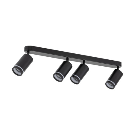 Lampa sufitowa JET Black 4xGU10