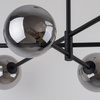 Lampa sufitowa SARIUS Black/Graphite 6xG9 wysoka