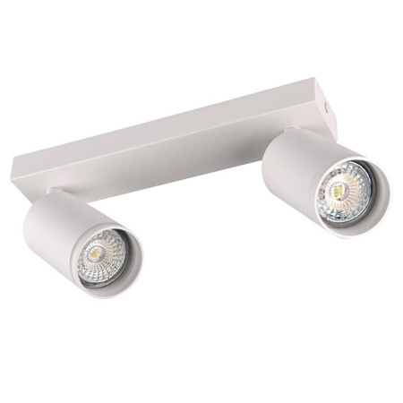 Lampa ścienno-sufitowa PARIS 2 GU10 Biała