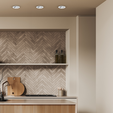 Oprawa podtynkowa Redondo Biały 1xAR111 GU10