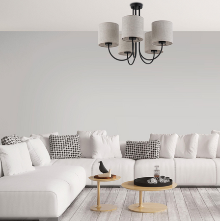 Lampa sufitowa TORENS NATURE 5xE27