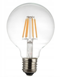 Żarówka LED dekoracyjna G80 E27 4W Filament clear ciepła