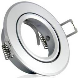 Oprawa podtynkowa EAST OPAL-IOA84S1 alum 2in1 srebrna połysk