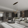 Lampa sufitowa ESTERA Brown 9xG9