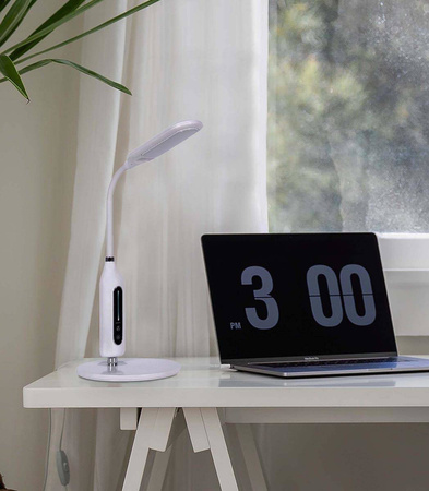 Ledowa, regulowana lampka biurkowa K-BL1072 BIAŁY z serii MIDA