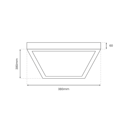 Lampa Sufitowa Casilla 24W LED 4000K Ø500 mm