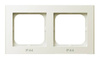 Ramka podwójna do łączników IP-44 Sonata Ospel Ecru