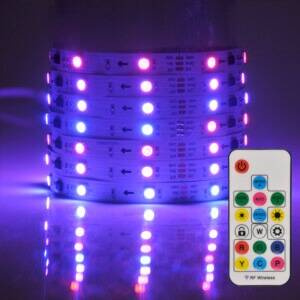 Zestaw: Taśma LED MAGIC RGB 5m, 12V, IP20, pilot, kontroler, zasilacz