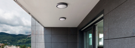 Plafoniera okrągła Led 18W 4000K IP54 antracyt