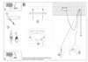 Lampa wisząca EDISON 1 LONG czarny