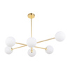 Lampa sufitowa SARIUS Gold 6xG9 wysoka
