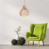 Klosz drewniany Harmony walec rattan