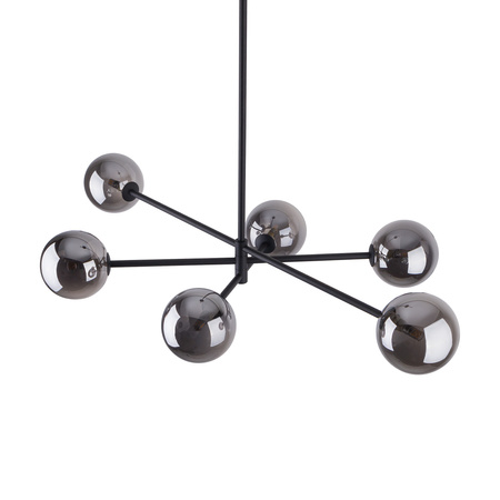 Lampa sufitowa SARIUS Black/Graphite 6xG9 wysoka