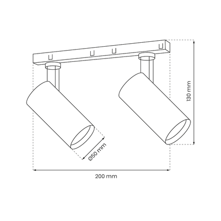 MAGNETIC TRACK 2x10W LED 4000K