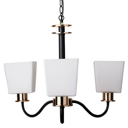 Lampa wisząca 3xE27 SCHUBERT 33-74232 czarna