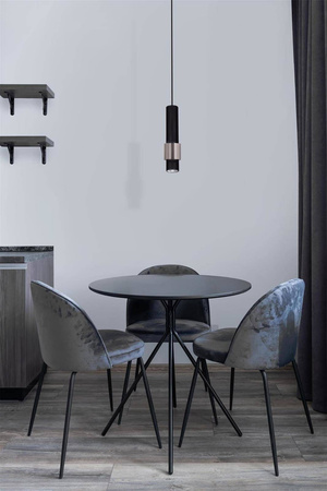 Lampa wisząca, punktowa tuba w stylu industrialnym K-4713 z serii NIKOS