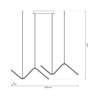 Kinkiet 1xE27 czarna loft VARIO 21-73495