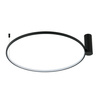 Plafon Ring L CCT 1xLED czarny LP-909/1C L BK CCT