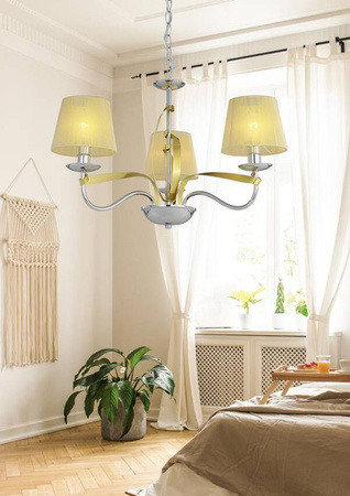 Lampa wisząca BASTONE BLACK / GOLD 6xE14