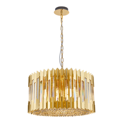 Żyrandol Lampa wisząca RITZ GOLD 12xE14