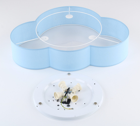 Lampa sufitowa CLOUD Niebieski pastelowy 4xE27