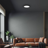 Plafon LED GEA BLACK 36W z pilotem Ø390 mm Milagro