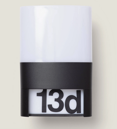 Kinkiet Ścienny Zewnętrzny LED 10W Aluminium do Numeracji Domów Mulham